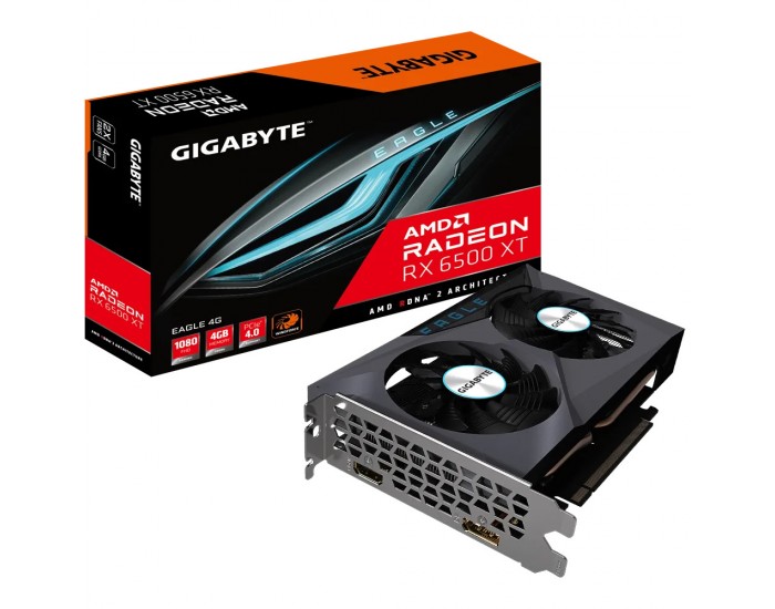 GIGABYTE RADEON RX 6500 XT 4GB DDR6 OC (DUAL FAN)